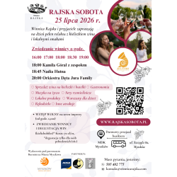 Rajska Sobota 2026 - Warsztaty dla dzieci Godzina 18:00