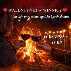 WYPRZEDANE - Zakochaj się w winie - Walentynki 2026 Godzina 17
