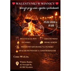Zakochaj się w winie - Walentynki 2026 Godzina 14:00